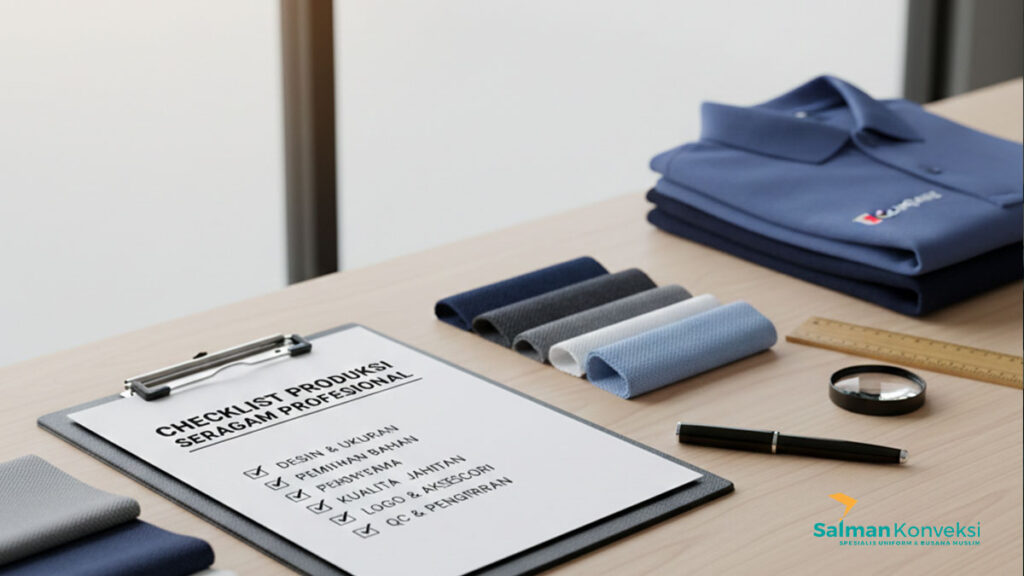 checklist produksi seragam