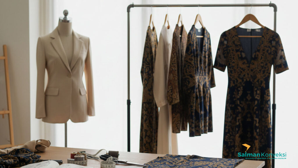 sample produksi garmen