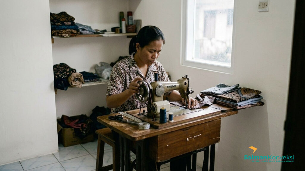 produksi pakaian dengan modal terbatas