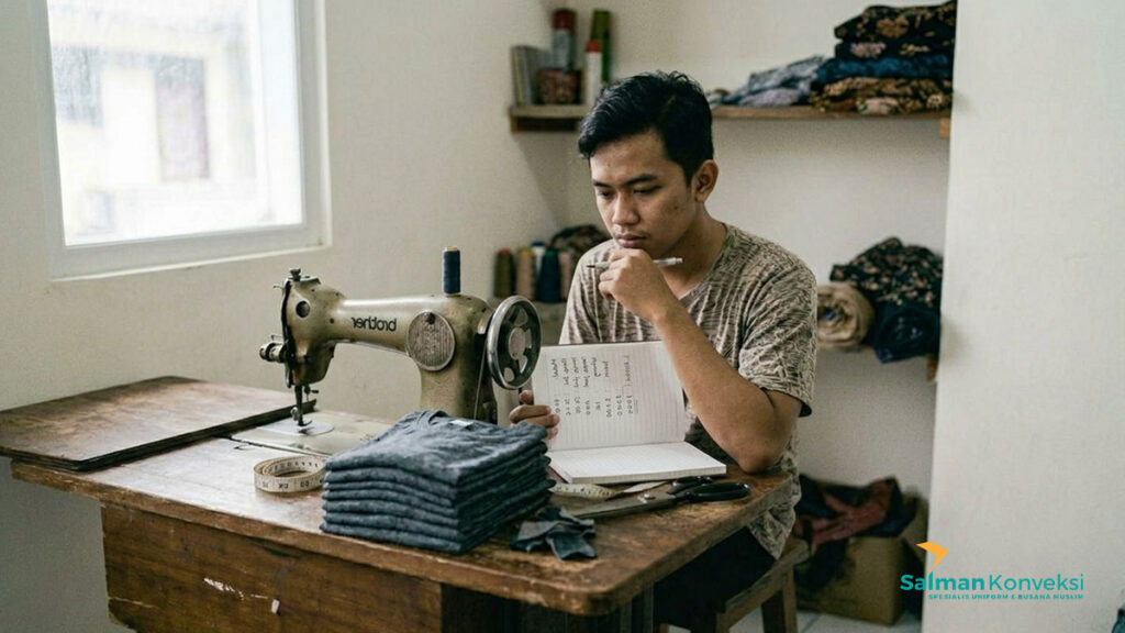 produksi pakaian skala kecil
